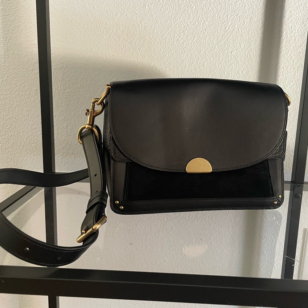 Black Coach Dreamer crossbody/shoulder purse